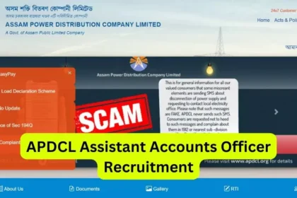 APDCL Assistant Accounts Officer Recruitment 2024