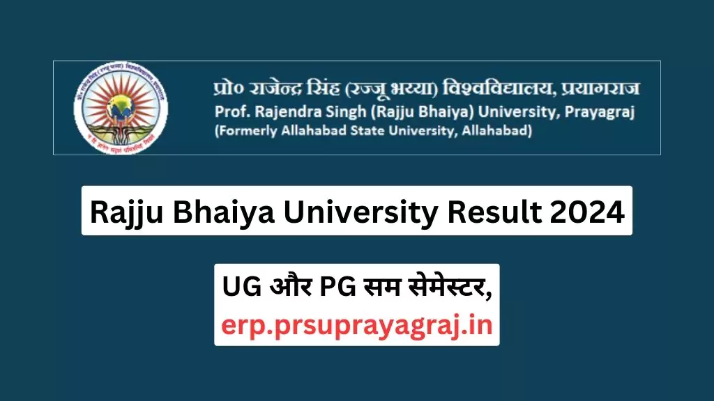 Rajju Bhaiya University Result