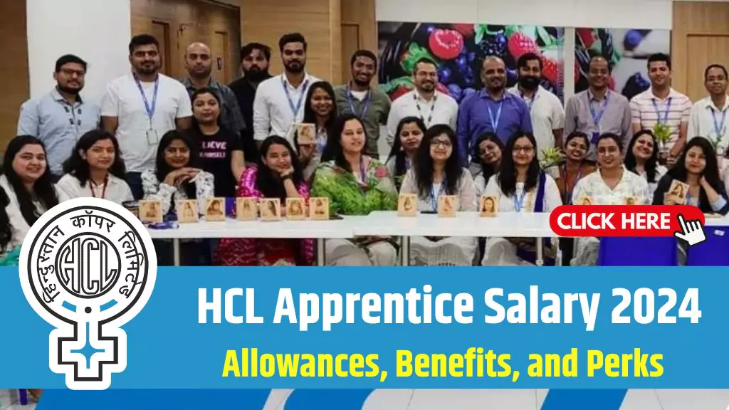 HCL Apprentice Salary 2024