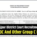 WB Dinajpur District Court Recruitment 2024