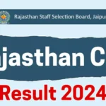 Rajasthan CET Result 2024