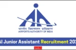 AAI Junior Assistant Recruitment 2025