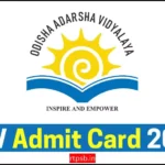 OAV Admit Card 2025