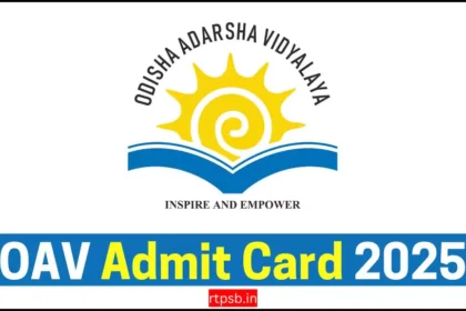 OAV Admit Card 2025